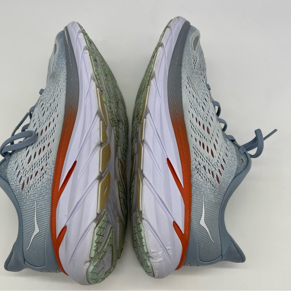 Hoka One Clifton Edge Light Blue Wonen Sneakers Size 8.5B - Picture 15 of 16